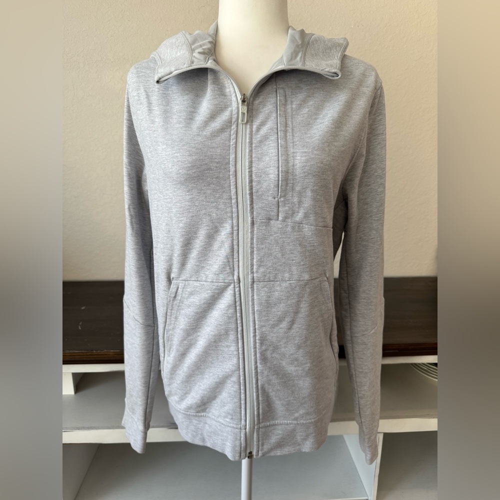Lululemon City Sweat Full Zip Up Hoodie Heathered Gray Men's Size M M4718S L